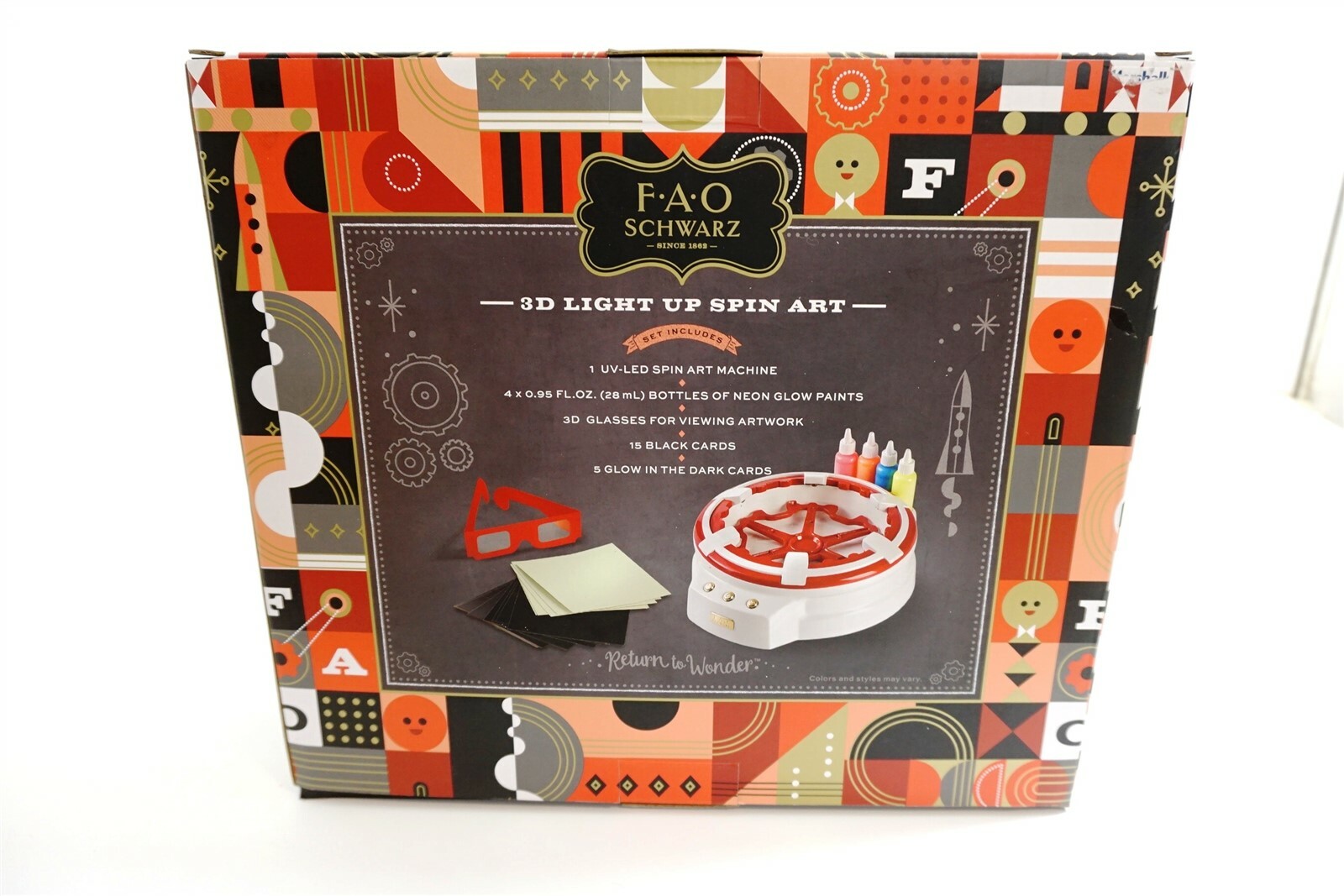 fao schwarz 3d light up spin art