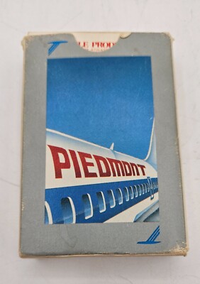 Vintage Piedmont Airlines Bridge Size Playing Cards Hoyle Products
