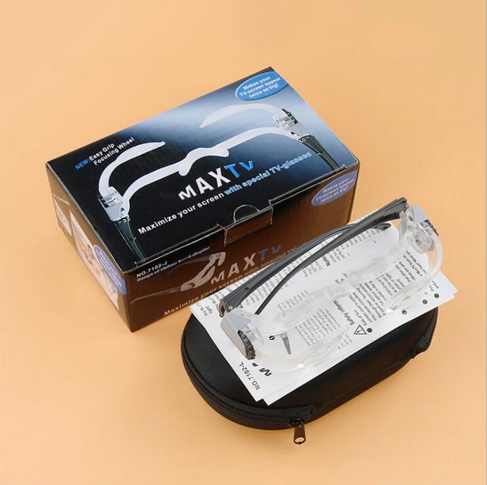 MaxTV Binoculares Pantalla TV Lupas Baja Visión Ayuda Lupa Foto 2 de 4