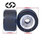 6x Pinch Roller 5x11x19mm for Summa Plotter Vinyl Cutter With Clips 395-401