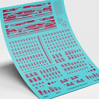 Tech Mech Waterslide Transfers Decals | eBay