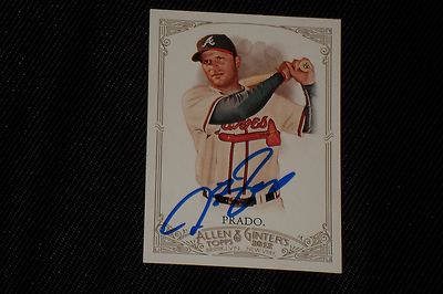 MARTIN PRADO 2012 TOPPS ALLEN & GINTER'S SIGNED AUTOGRAPH CARD