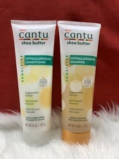 Cantu Shea Butter Shampoo & Conditioner Hypoallergenic 8 Ounce Each