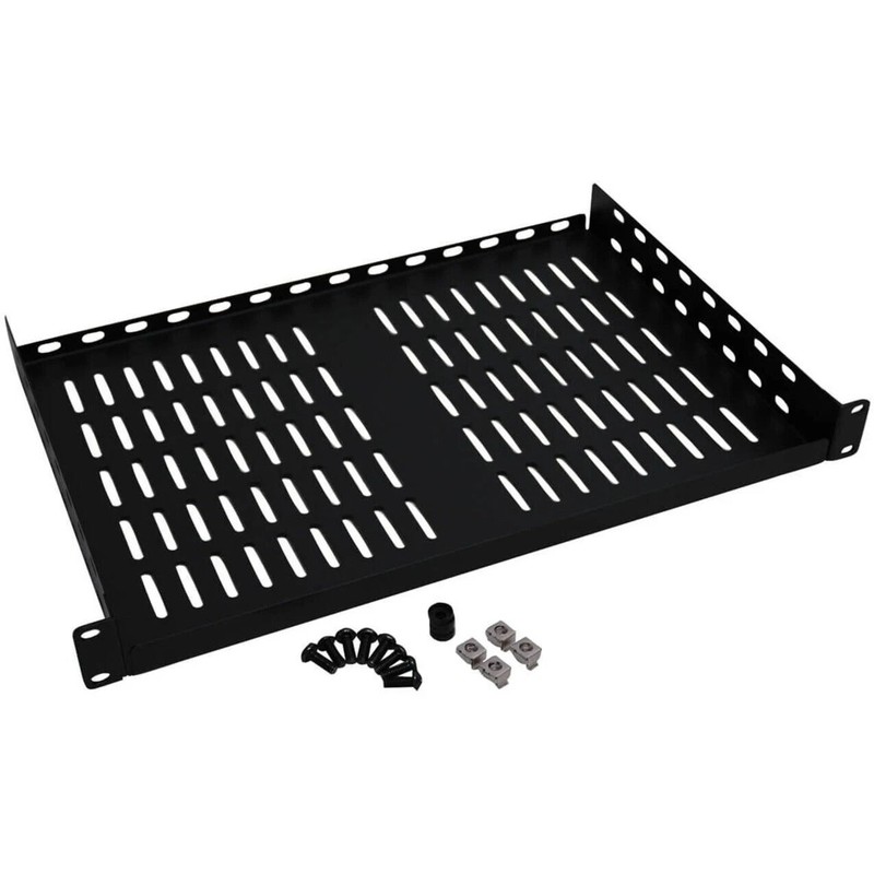 Tripp Lite Rack Enclosure SRSHELF2P1U Cantilever Fixed Shelf 40lbs, 1U, Black