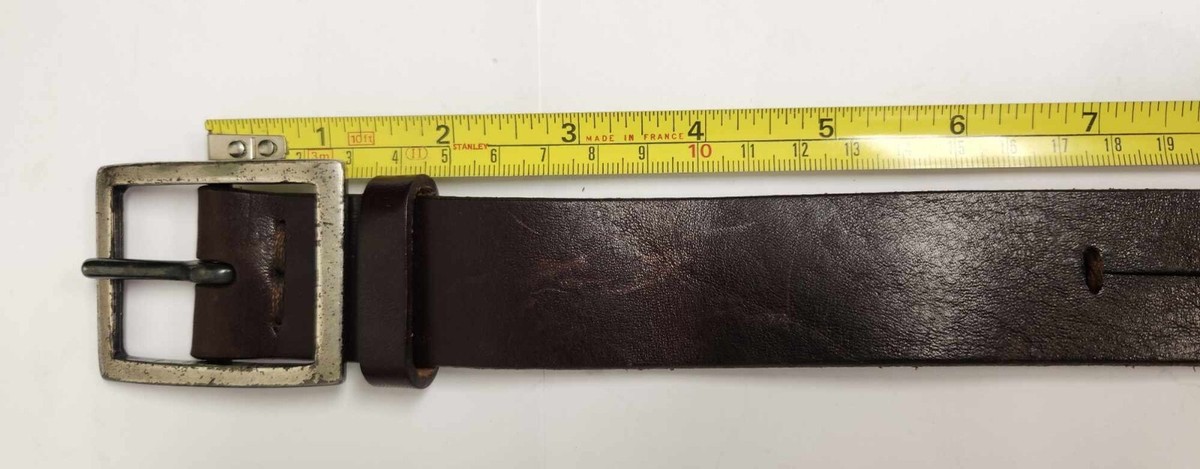 BANANA REPUBLIC MADE IN ITALY DARK BROWN GENUINE LEATHER 