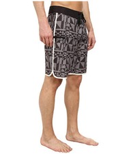 NEW VOLCOM sz 30 board shorts Mod Tech OPTICON black gray 4 way stretch