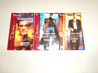 Men of Steel Series by Caroline Cross (3 Book Set-Titles Below) Lot 7107