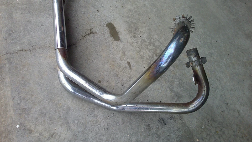 Triumph T140 Bonneville 750 MAC Performance 1976-1978 sistema de escape completo Foto 3 de 4