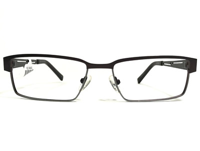 Alberto Romani Eyeglasses Frames AR 810 BR Gray Gunmetal Brown 52-16-145