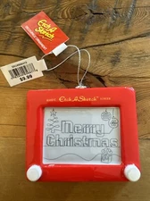 Etch A Sketch Magic Screen Miniature Christmas Tree Ornament NWT 2023