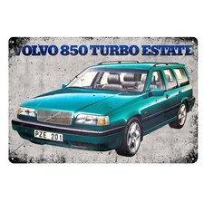 Volvo 850 Turbo Estate Car Metal Poster - Tin Sign - Size20x30cm Volvo 850 Turbo Estate Car Metal Poster - Tin Sign - Size20x30cm
