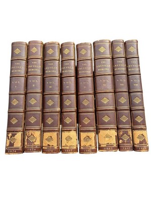 The Greville Memoirs Charles Greville 1874-1887 8 Vol Set Victorian History