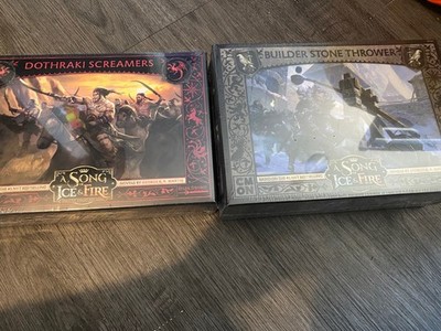 A Song of Ice and Fire Builder Steinwerfer Dothraki Screamer Bundle Neu Sealed