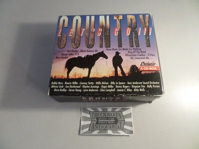 Country . Let's Go!!! [Box.Set mit 4 Audio CDs]. Hank Williams Johnny Cash  Lee 