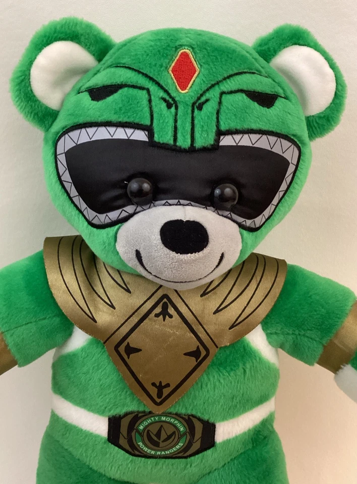 Power Rangers Build A Bear Green Power Ranger Plush Stuffed Toy 2018 - Image 2 of 4