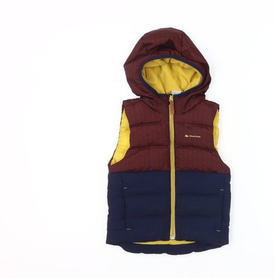 Boys UK Size 2 Years Quechua Multicoloured Puffer Jacket