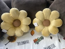 Two Sunflower Pillows Size 15x15 Brand new
