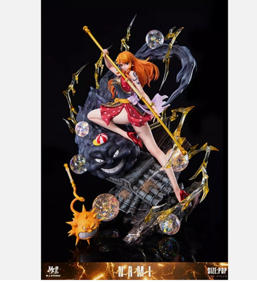 MJ Studio Nami Resin Statue In Stock One Piece Zeus Led Light