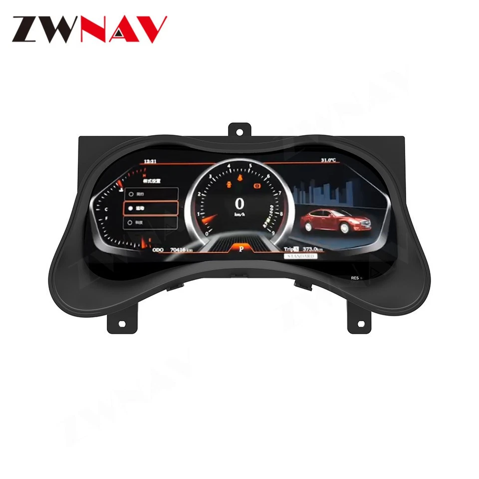 12.3'' Digital LCD Instrument Dash Screen Cluster For Infiniti Q70 2013-2020 OEM Foto 2 de 4