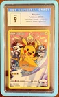 CGC 9 Mint 2020 POKEMON SWSH020  PROMO FIGURE Collection PIKACHU W/ Slab guard