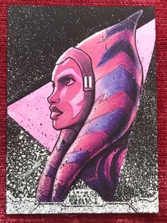 Topps Star Wars sketch card Ahsoka Tano by Seth Groves 1/1