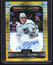 2021-22 O-Pee-Chee Platinum #R-RK Rasmus Kupari Auto Seismic gold #/25