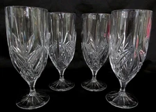 🍸 Shannon Godinger Dublin Milano Crystal Water Goblet 🍸7 3/4", 12 oz, Set of 4