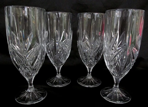 🍸 Shannon Godinger Dublin Milano Crystal Water Goblet 🍸7 3/4", 12 oz, Set of 4