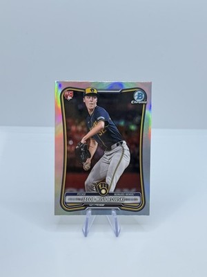 2026 Bowman Baseball Jacob Misiorowski Red Rookie Refractor #35 SP Brewers