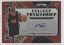 2023 Prizm Draft Picks College Penmanship Red 100/199 Tosan Evbuomwan Auto 1pe9