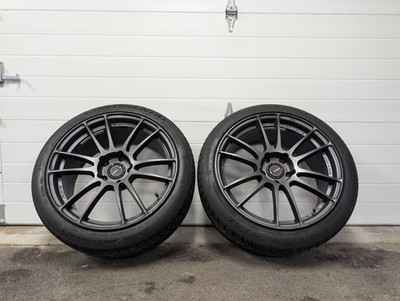 Rays Gramlights 57xtreme 18x8.5 +33 / 5x114.3 with Continental DWS 06 Plus Tires
