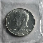 1965 Kennedy Half Dollar SMS. 40% Silver. OGP