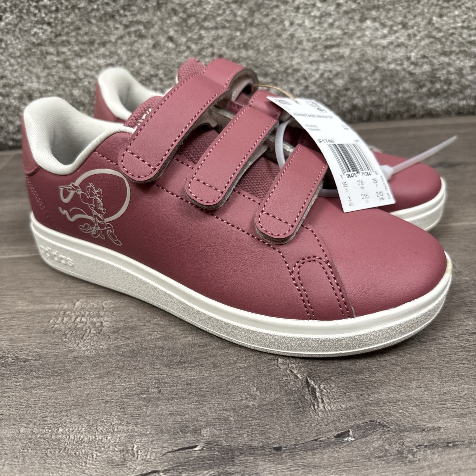 Adidas X Disney Advantage Minnie Shoes Girls Size 3 NEW Adidas X Disney Advantage Minnie Shoes Girls Size 3 NEW