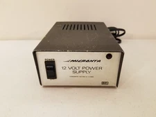 Vtg. Radio Shack Micronta 12 Volt Power Supply 120VAC to 12VDC #22-127C TESTED