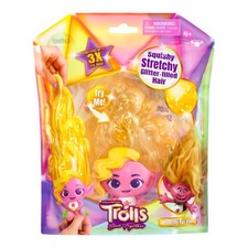 DREAMWORKS TROLLS Band Together Squishy, Stretchy Glitter-Filled Hair Doll - ...