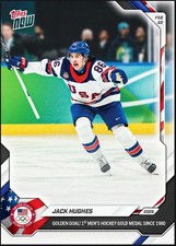 *PRESALE* Jack Hughes USA Hockey 2026 Olympics Topps NOW Card 18 PSA 10
