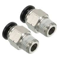 "6Mm X 1/8\"NPT Gewinde Push-To-Connect-Fittings,2Er Pack Gerade"