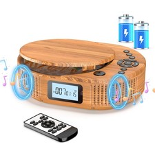 CD Player Portable, Upgraded Portable CD Player Bluetooth Speaker 2 in 1 Co...