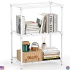 450 lbs 3-Tier Wire Storage Shelving Unit Steel Rack for Home, Kitchen, Office