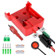Power Wheels Battery Adapter for Milwaukee M18 Battery, 18V RED