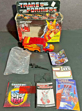 1986 G1 Hasbro Transformers Rodimus Prime Complete w Box Movie Poster MIB