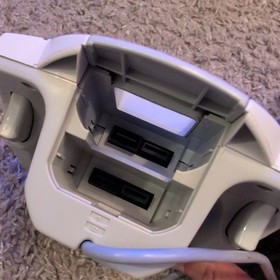 SEGA Dreamcast 2 Wired Controllers TESTED White & Blue controller w/ VMU. 