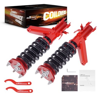 MaXpeedingrods 24 Way Damping Front Coilovers Lowering Kit For Honda Civic 01-05