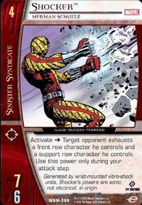 Shocker, Herman Schultz - FOIL - Web of Spider-Man - FOIL - Vs System