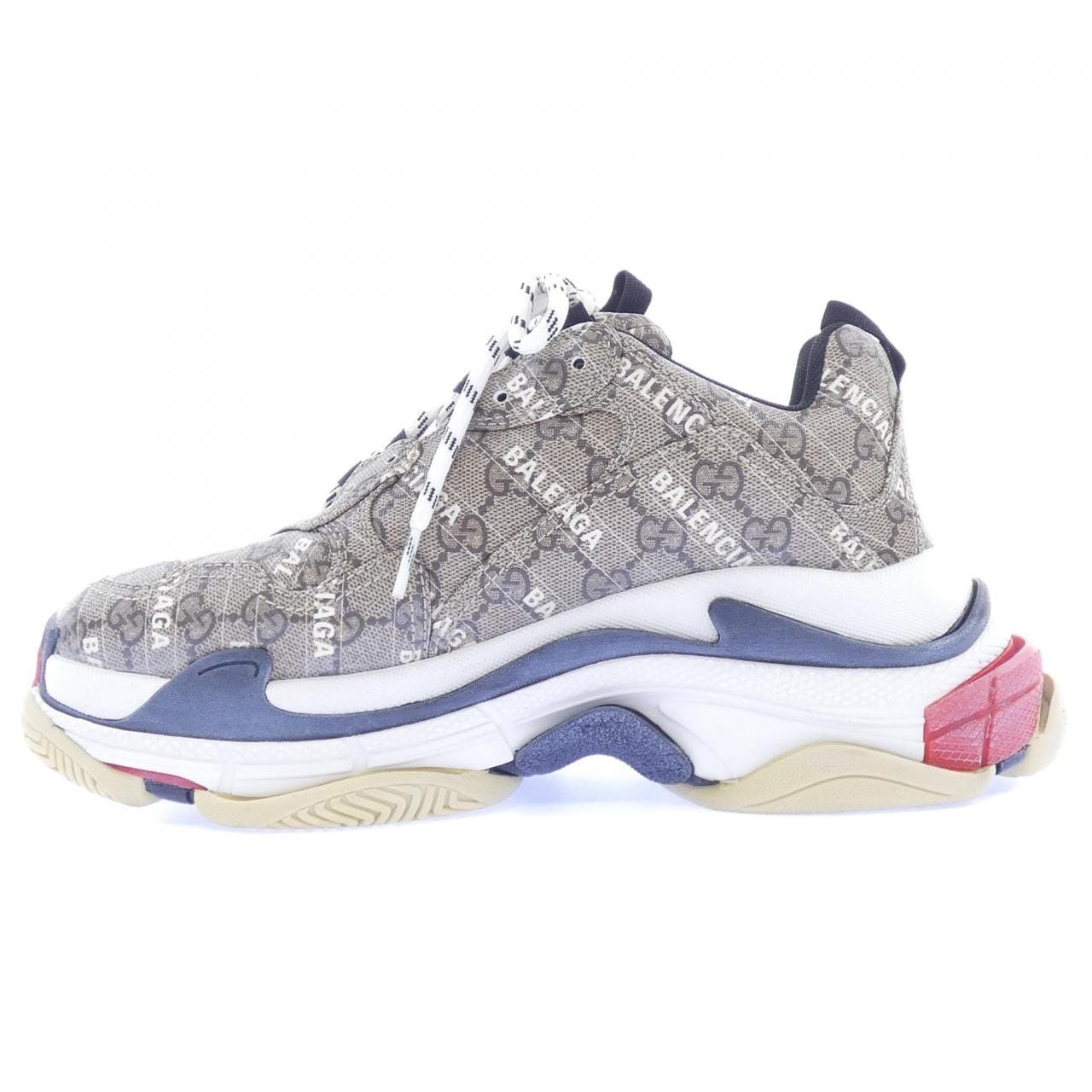 BALENCIAGA TRIPLE S GUCCI sneakers 681066 US9 Beige image 2