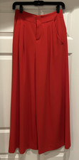 Alice + Olivia Red Palazzo dress Pants Size 0 Excellent condition!
