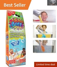 Crackle Baff Colours: 3 Pack of Magical Color-Changing Bath Powder for Kids