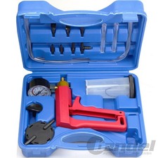 VAKUUMTESTER BREMSENENTLÜFTER VAKUUMPUME UNTERDRUCKPUME UNTERDRUCK HANDPUMPE SET