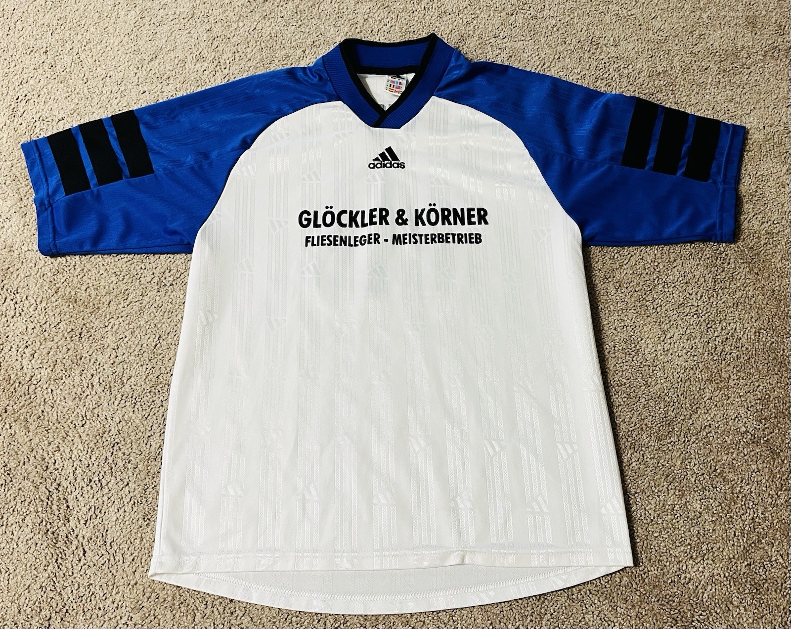 Vintage Adidas Germany soccer jersey SPVGG. BUCHENBACH Trikot 