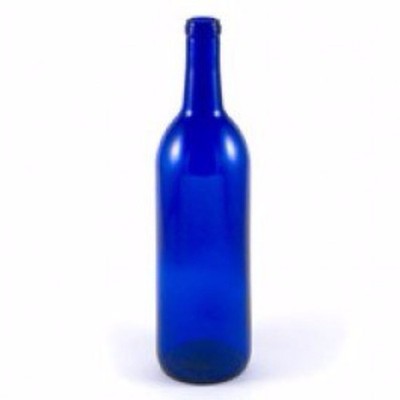 Cobalt Blue Wine Bottles-12 a Box, 750ml Bordeaux For Wine Making